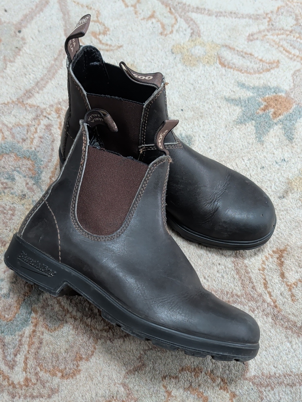 Blundstone Original 500 Dark Brown Pull-On Chukka Boots